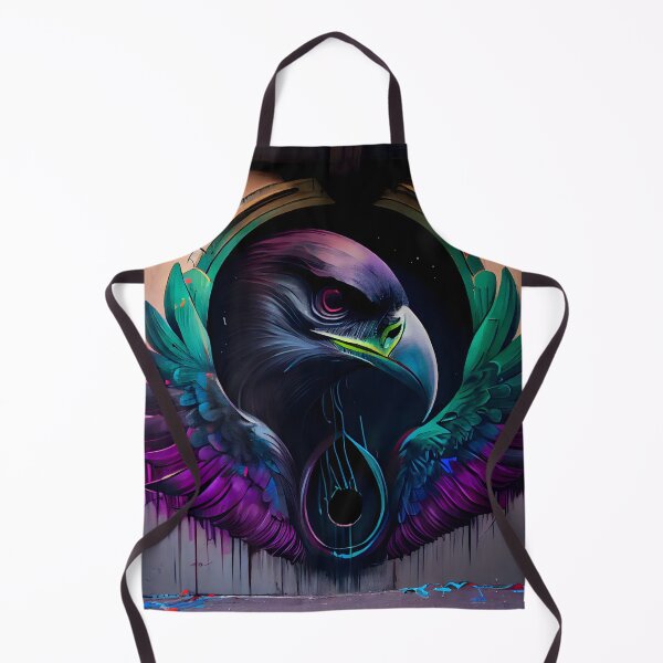 Item preview, Anamorphic Graffiti Mural of a Raven 2 designed and sold by digitalbrosse.
