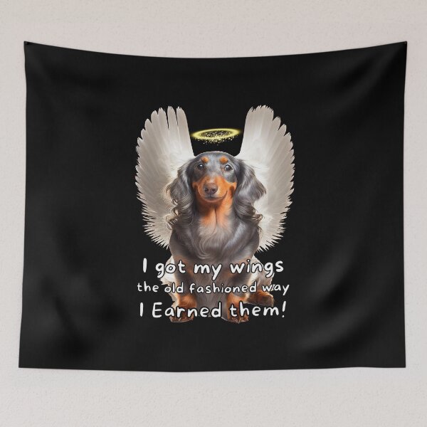 Item preview, Angel dogs - Dachshund designed and sold by SteampunkMoai.