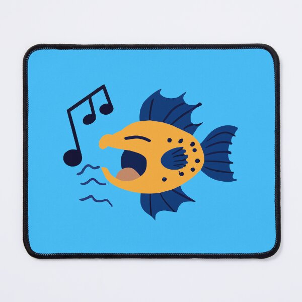 Item preview, Cute Singing Fish - Underwater Musical Delight designed and sold by Kurdish T-shirt.
