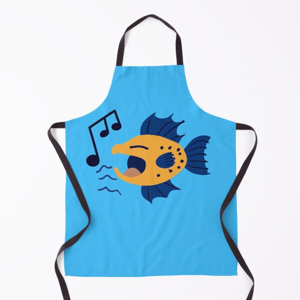 Item preview, Cute Singing Fish - Underwater Musical Delight designed and sold by Kurdish T-shirt.