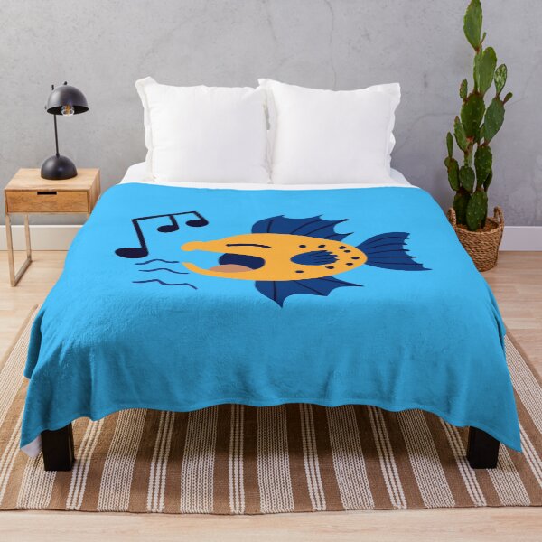 Item preview, Cute Singing Fish - Underwater Musical Delight designed and sold by Kurdish T-shirt.