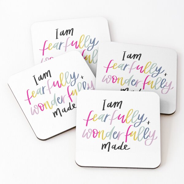 Item preview, I am fearfully and wonderfully made | Bible Verse | Christian designed and sold by seaniemendoza.