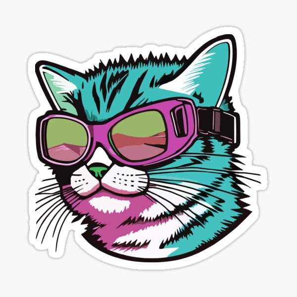 Item preview, Cat Cool Skiing Goggles designed and sold by estudiopublik.