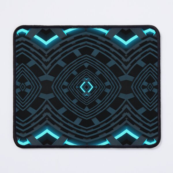 Item preview, Cyan light and alien grooves Kaleidoscope Pattern 2 designed and sold by Swabcraft.