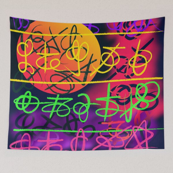 Item preview, neon graffiti designed and sold by David Jardine.