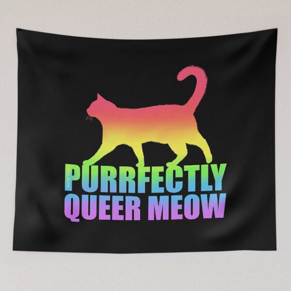 Item preview, Purrfectly Queer designed and sold by Art by Veya.
