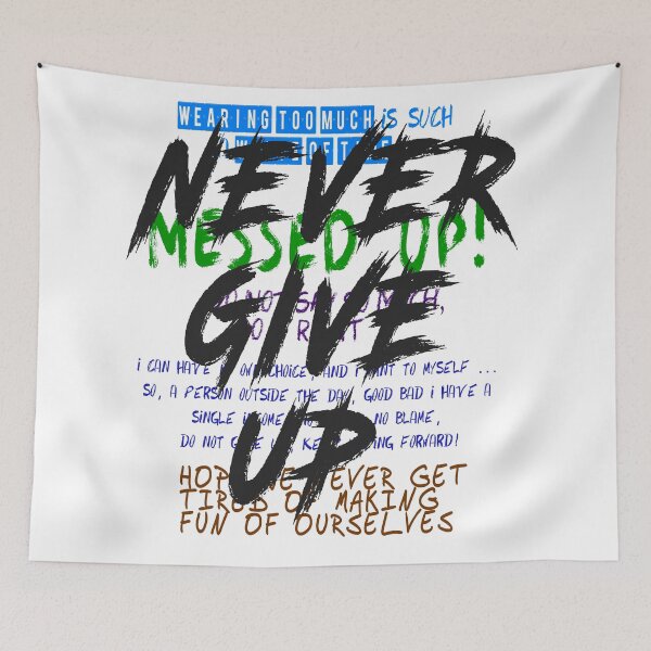 Item preview, Never give up. Inspirational designs. designed and sold by paulo silveira.