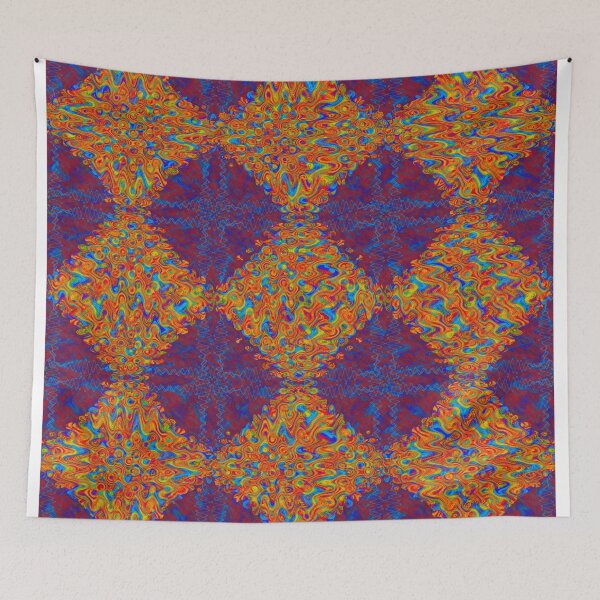 Item preview, Melty Squares on the Diag With Stitches designed and sold by StudioBoomBoom.