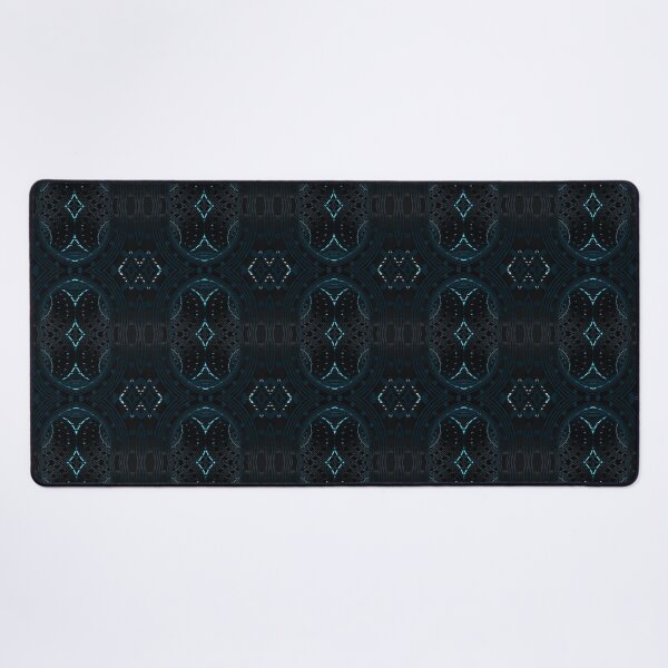 Item preview, Cyan light and alien grooves Kaleidoscope Pattern 6 designed and sold by Swabcraft.