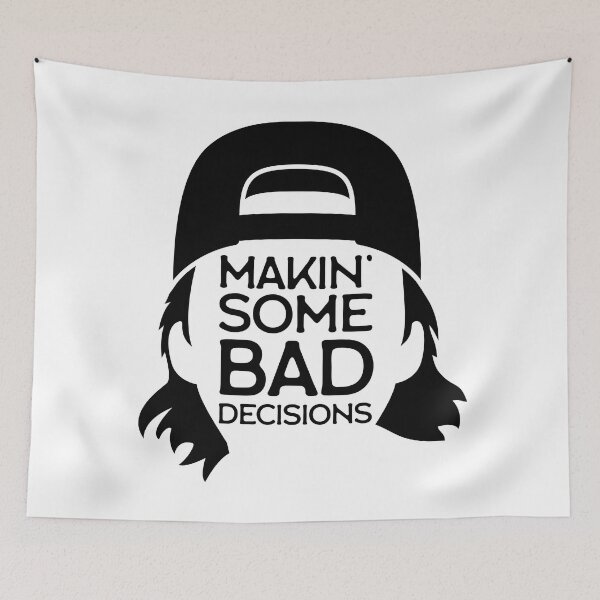 Item preview, Makin' Some Bad Decisions - Country Wallen Mullet designed and sold by MarkFiveDesign.