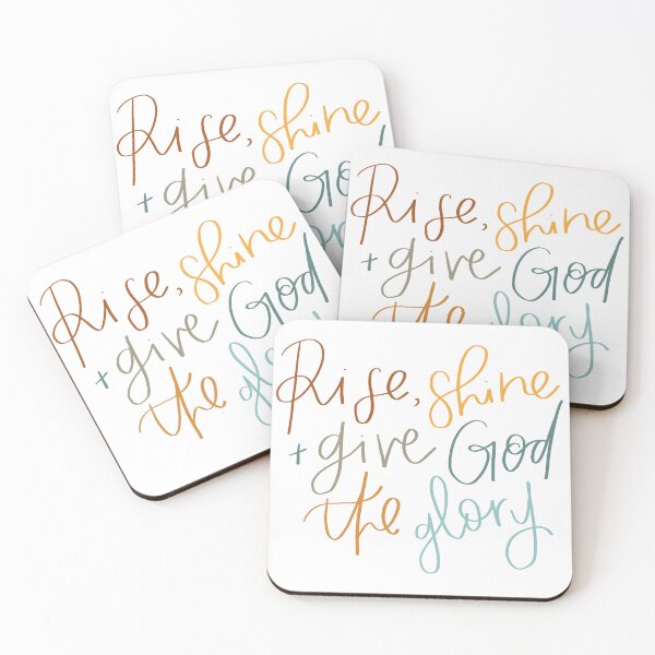 Item preview, Rise, Shine, and Give God the glory | Christian | Jesus designed and sold by seaniemendoza.