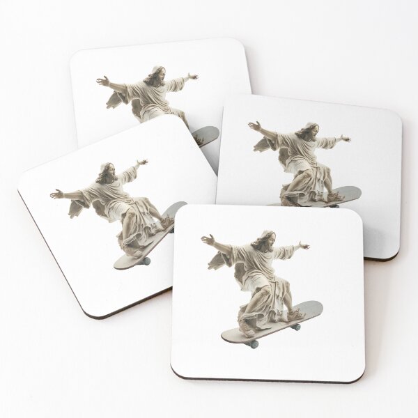 Item preview, Jesus on a skateboard designed and sold by stefanosd.