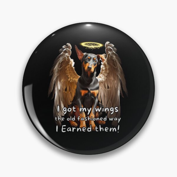 Item preview, Angel dogs - Doberman Pinscher designed and sold by SteampunkMoai.