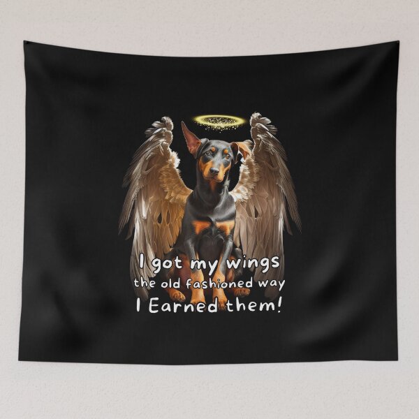 Item preview, Angel dogs - Doberman Pinscher designed and sold by SteampunkMoai.
