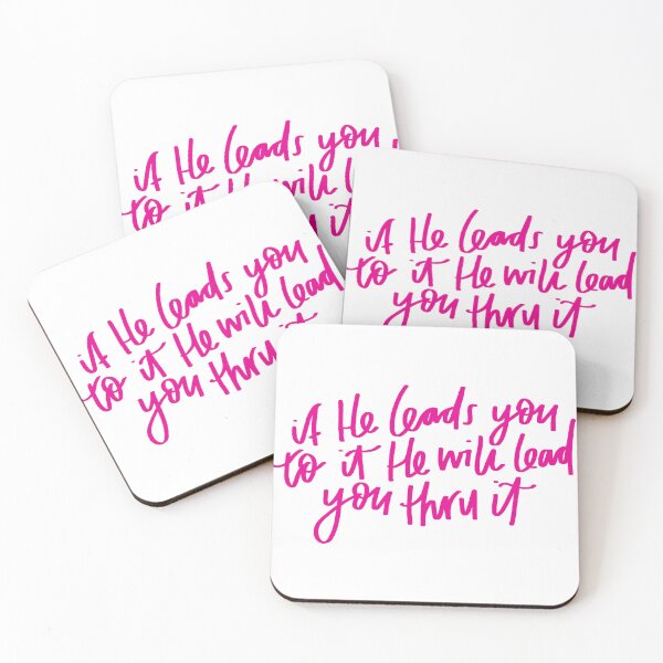 Item preview, if He leads you to it, He will lead you thru it | Christian | Faithful designed and sold by seaniemendoza.