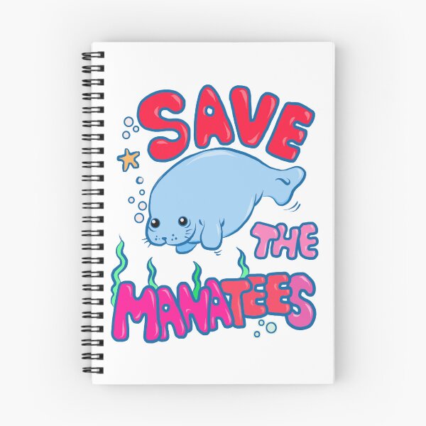 Item preview, Save the manatees kawai sticker designed and sold by tqueen.