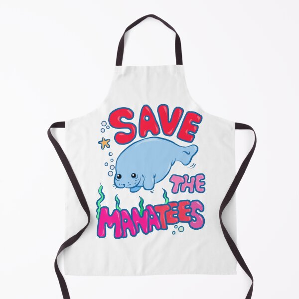 Item preview, Save the manatees kawai sticker designed and sold by tqueen.