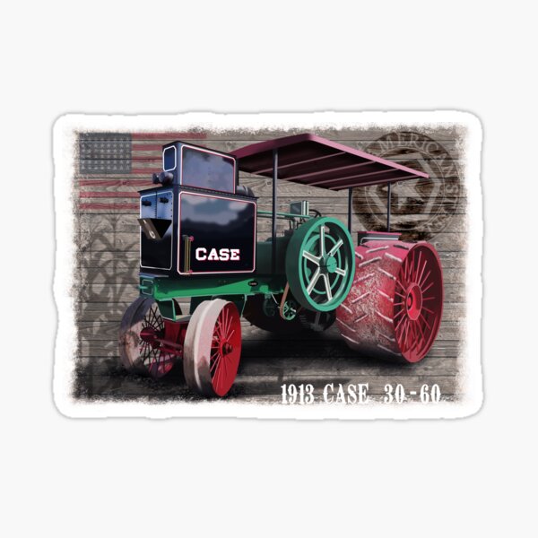  Steam Tractor Traction Plow DECAL MAN CAVE WINDOW
