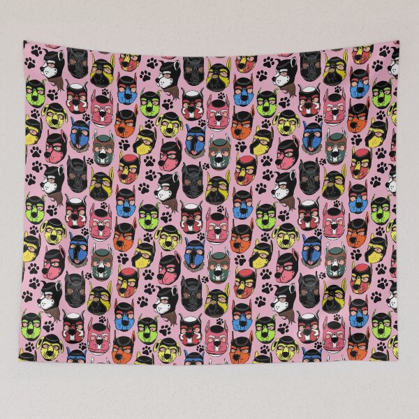 Item preview, Puppies on pink designed and sold by RobskiArt.