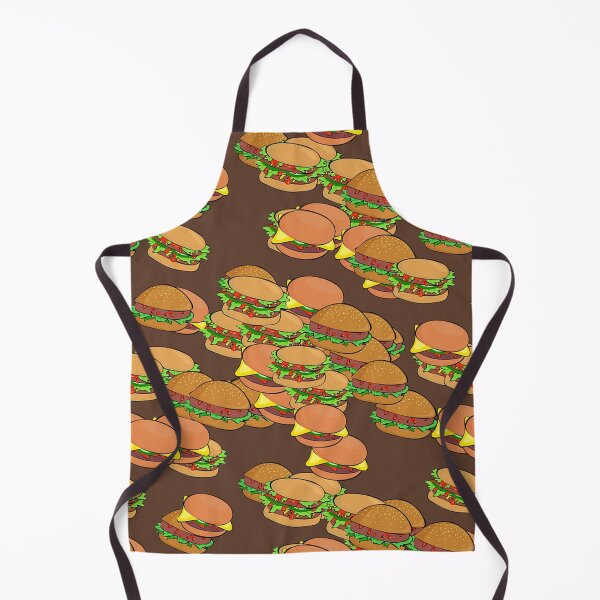 Item preview, Cheeseburgers and hamburgers against a dark brown backdrop. designed and sold by claireseyeview.