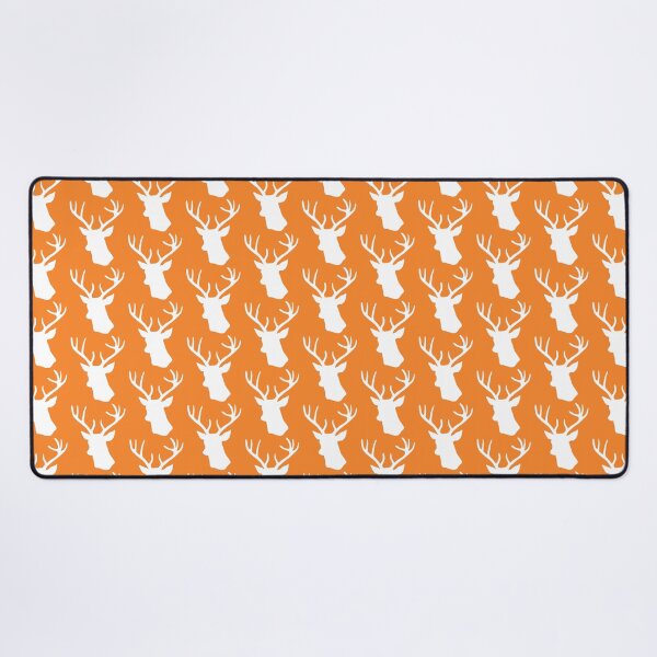 Item preview, Orange Stag Deer Head Silhouette - Reindeer designed and sold by inspirationzgal.