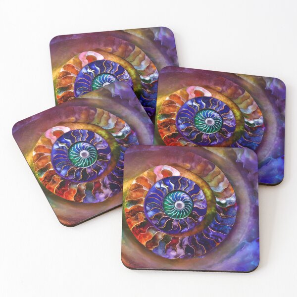Item preview, Nautilus Dance VI colorful painterly abstract art designed and sold by Glimmersmith.