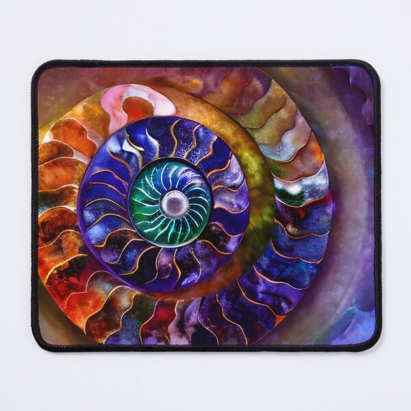 Item preview, Nautilus Dance VI colorful painterly abstract art designed and sold by Glimmersmith.