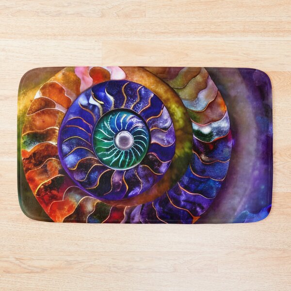 Item preview, Nautilus Dance VI colorful painterly abstract art designed and sold by Glimmersmith.