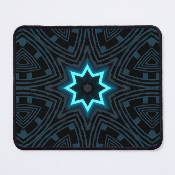 Item preview, Cyan light and alien grooves Kaleidoscope Pattern 16 designed and sold by Swabcraft.