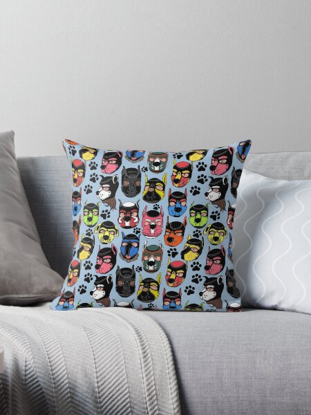 Item preview, Puppies on blue designed and sold by RobskiArt.