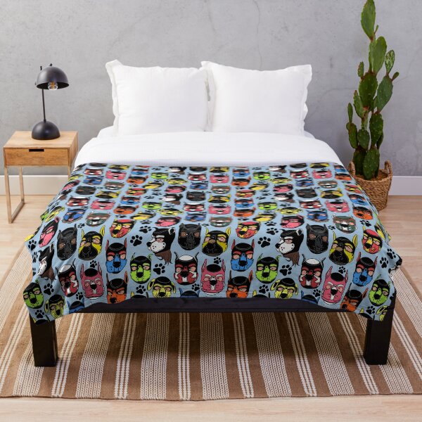 Item preview, Puppies on blue designed and sold by RobskiArt.