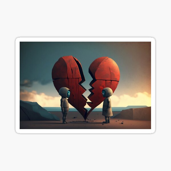 Vista previa del artículo con la obra «Amor imposible», diseñado y vendido por DreamscapesAI.