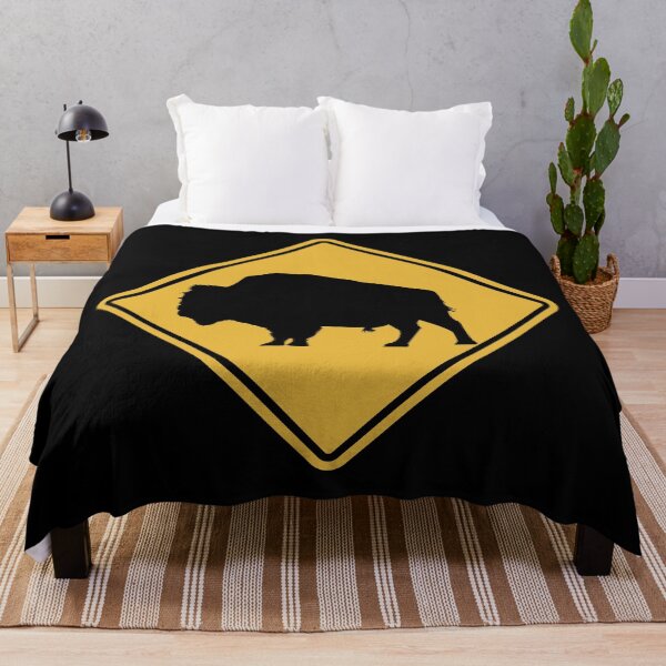 Item preview, Bison Buffalo Road Sign designed and sold by GEEK-FACTORY-EU.