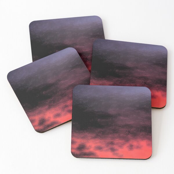 Item preview, Distorted Lava Modern Contemporary Grey Black Pink Coral Abstract designed and sold by kattakitty.