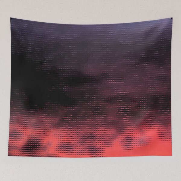 Item preview, Distorted Lava Modern Contemporary Grey Black Pink Coral Abstract designed and sold by kattakitty.