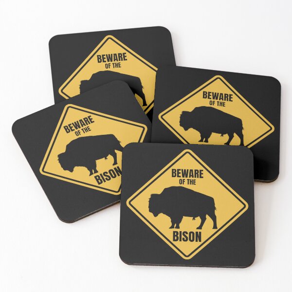 Item preview, Bison Buffalo Road Sign designed and sold by GEEK-FACTORY-EU.