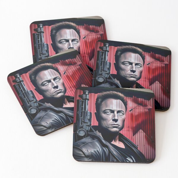 Item preview,  Elon Musk as Terminator in Digital Art designed and sold by digitalbrosse.