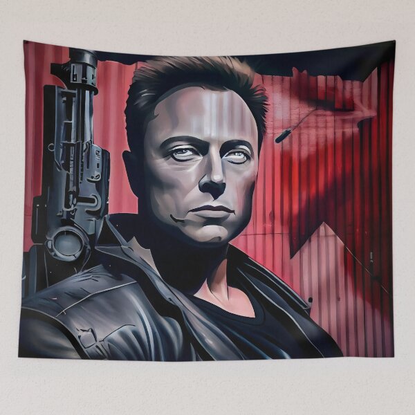 Item preview,  Elon Musk as Terminator in Digital Art designed and sold by digitalbrosse.