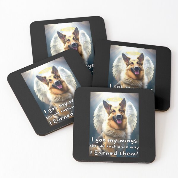Item preview, Angel dogs - German Shepherd (light coat) designed and sold by SteampunkMoai.