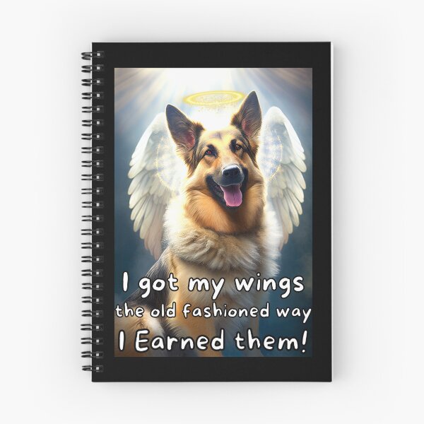 Item preview, Angel dogs - German Shepherd (light coat) designed and sold by SteampunkMoai.