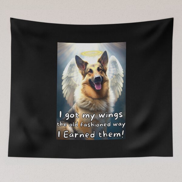 Item preview, Angel dogs - German Shepherd (light coat) designed and sold by SteampunkMoai.