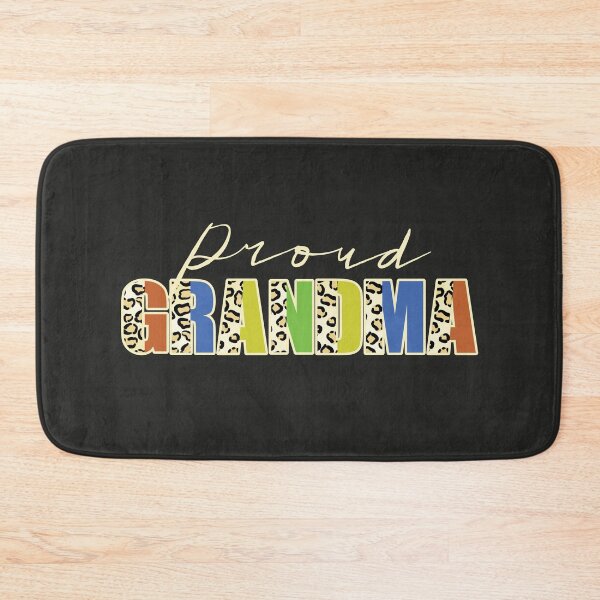 Item preview, Proud Grandma Leopard Print Text Retro Family Quote designed and sold by CRHPOD20.