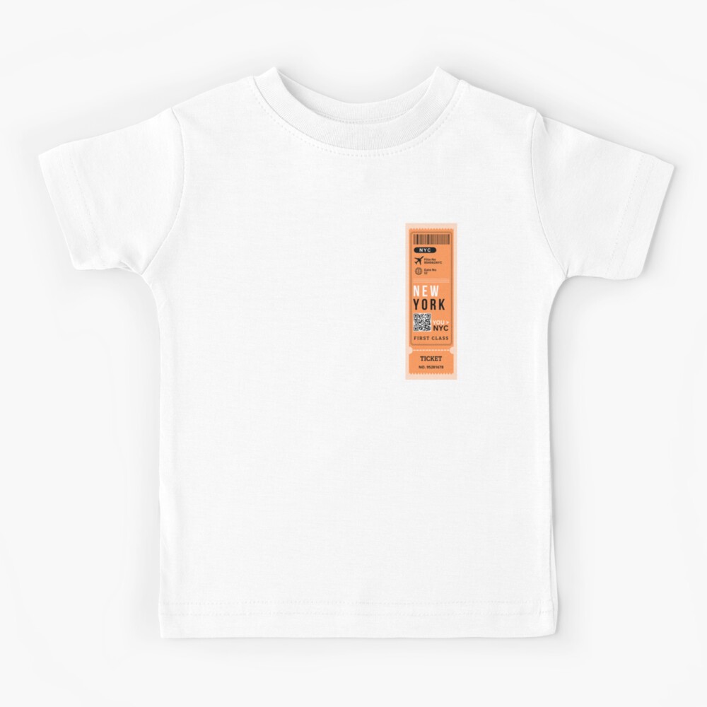 Printed T-shirt - Orange/New York - Kids