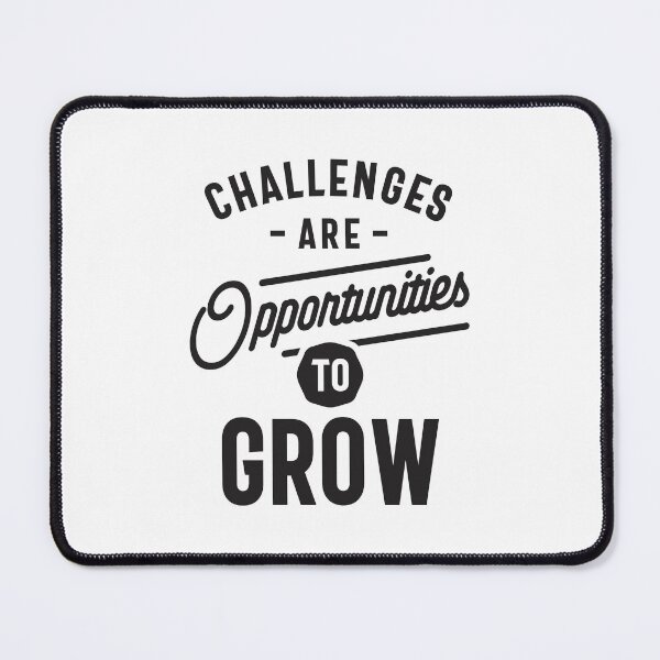 Item preview, Growth Through Challenges - Inspirational Quote designed and sold by cidolopez.