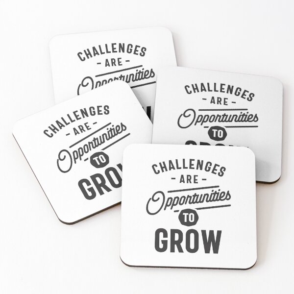 Item preview, Growth Through Challenges - Inspirational Quote designed and sold by cidolopez.
