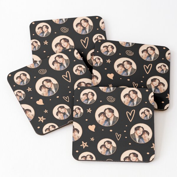 Item preview, vkook coffee pattern designed and sold by Juditicona.
