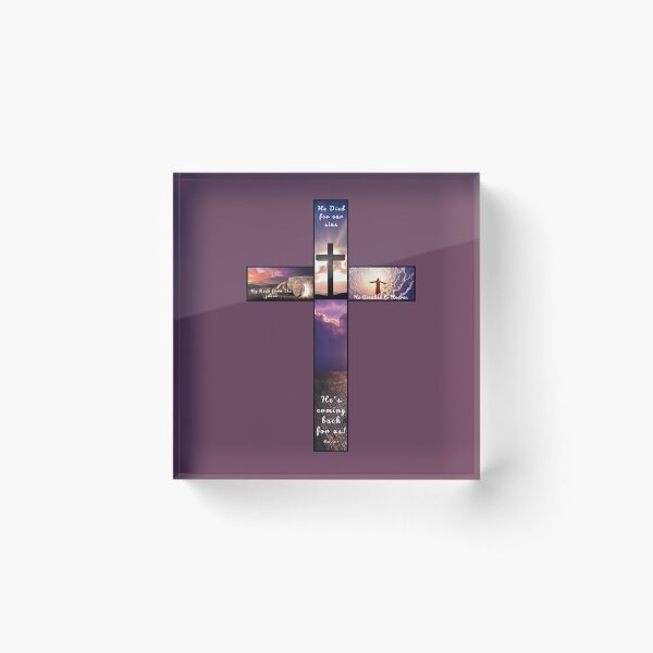 Item preview, Easter Message Cross Collage designed and sold by LynnEllenDesign.