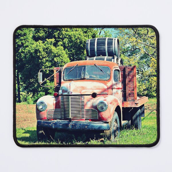 Item preview, Old Truck with Wine Barrels designed and sold by Martha Sherman.