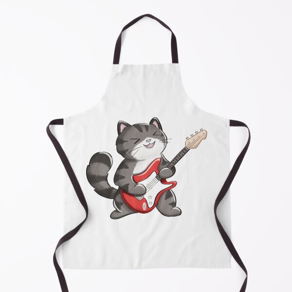 Item preview, Guitarist Cat designed and sold by Meowrye.