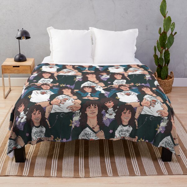Eddie Munson - AOP Throw Blanket